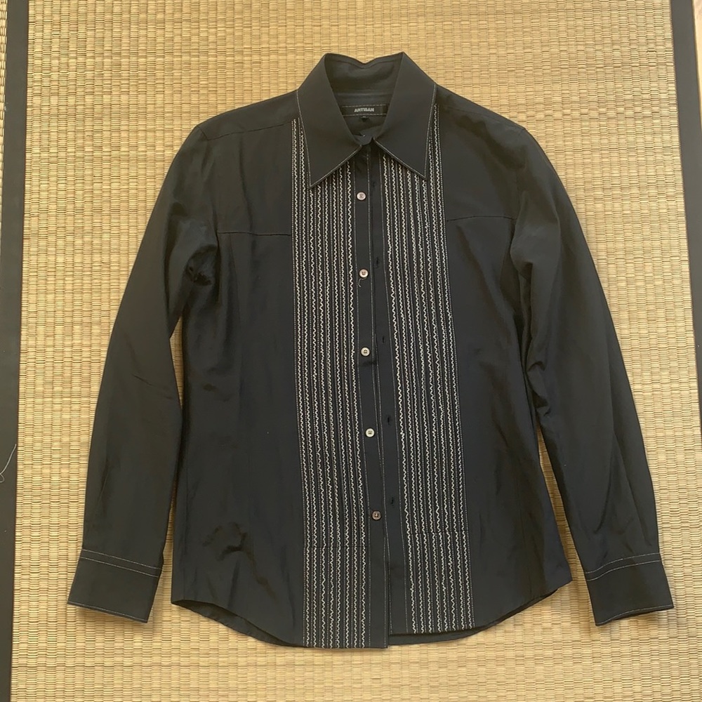 Artisan silk mens shirt size M Japan